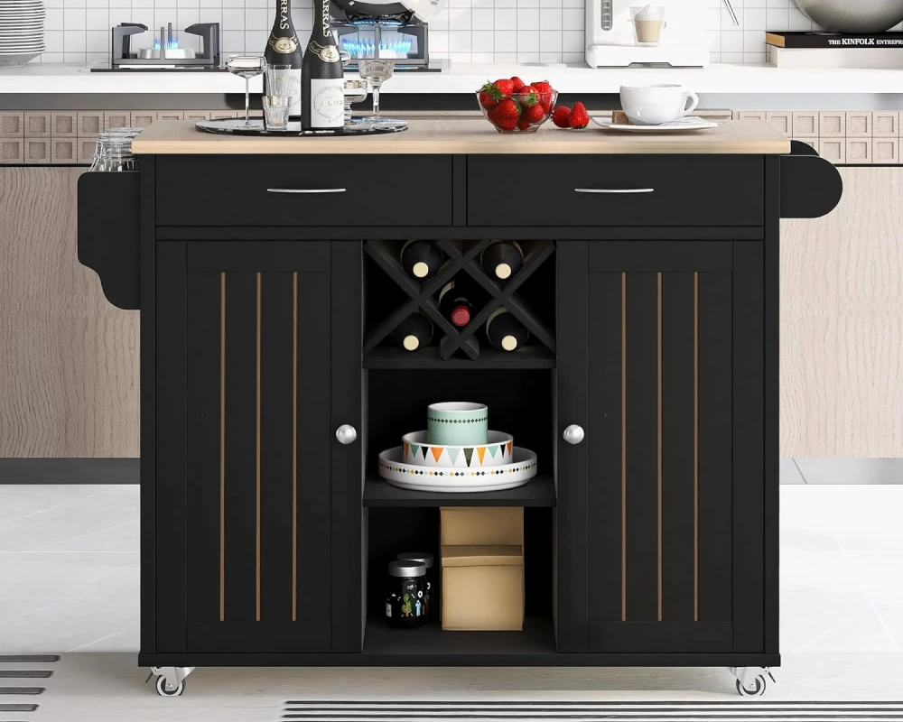 kitchen island and storage