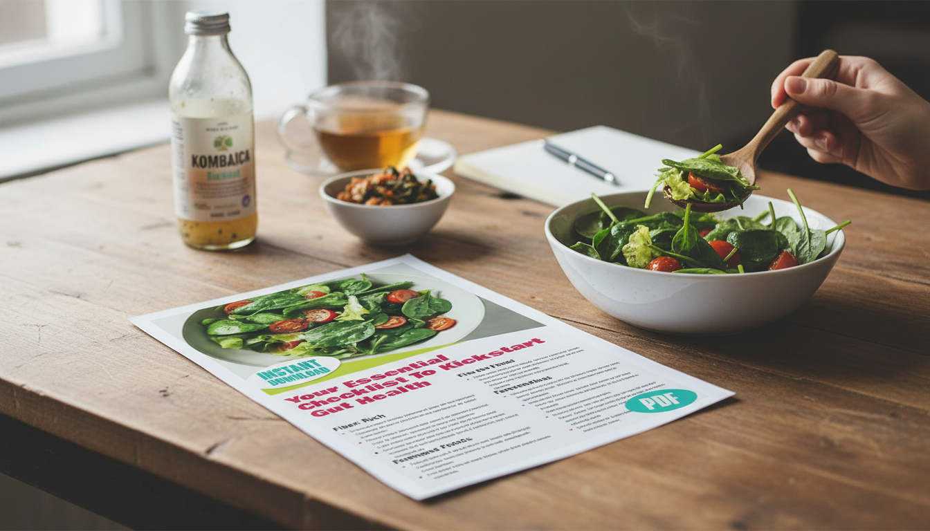 7-Day Gut Health Checklist: Fiber, Ferments & Habits