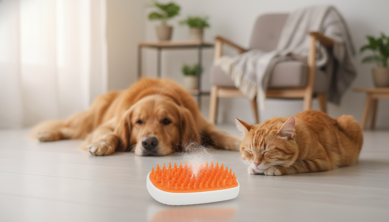 Best Grooming Brush for Cats & Dogs: De-Shed Comfortably