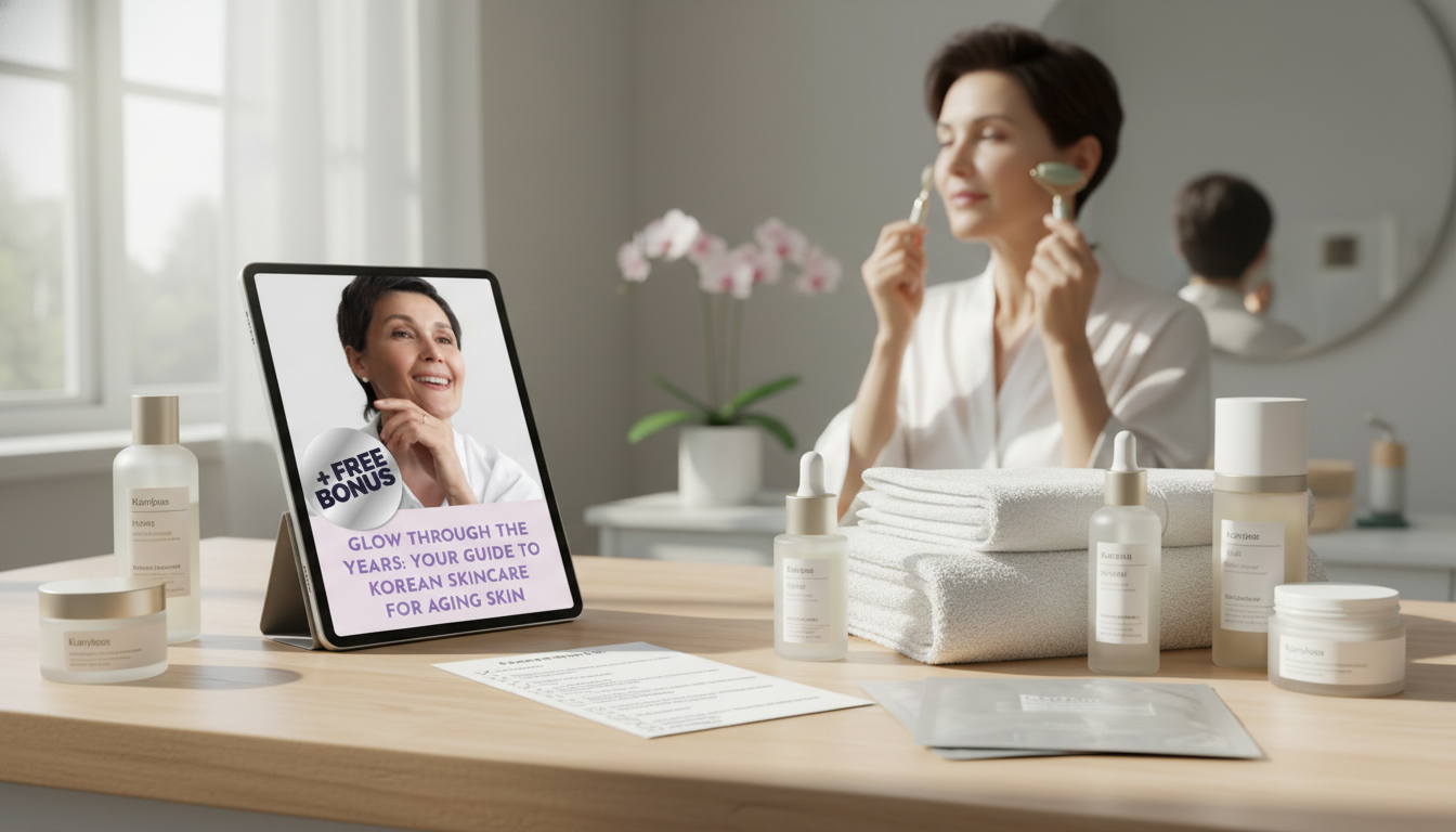 Korean Skincare Routine for Mature Skin + Checklist