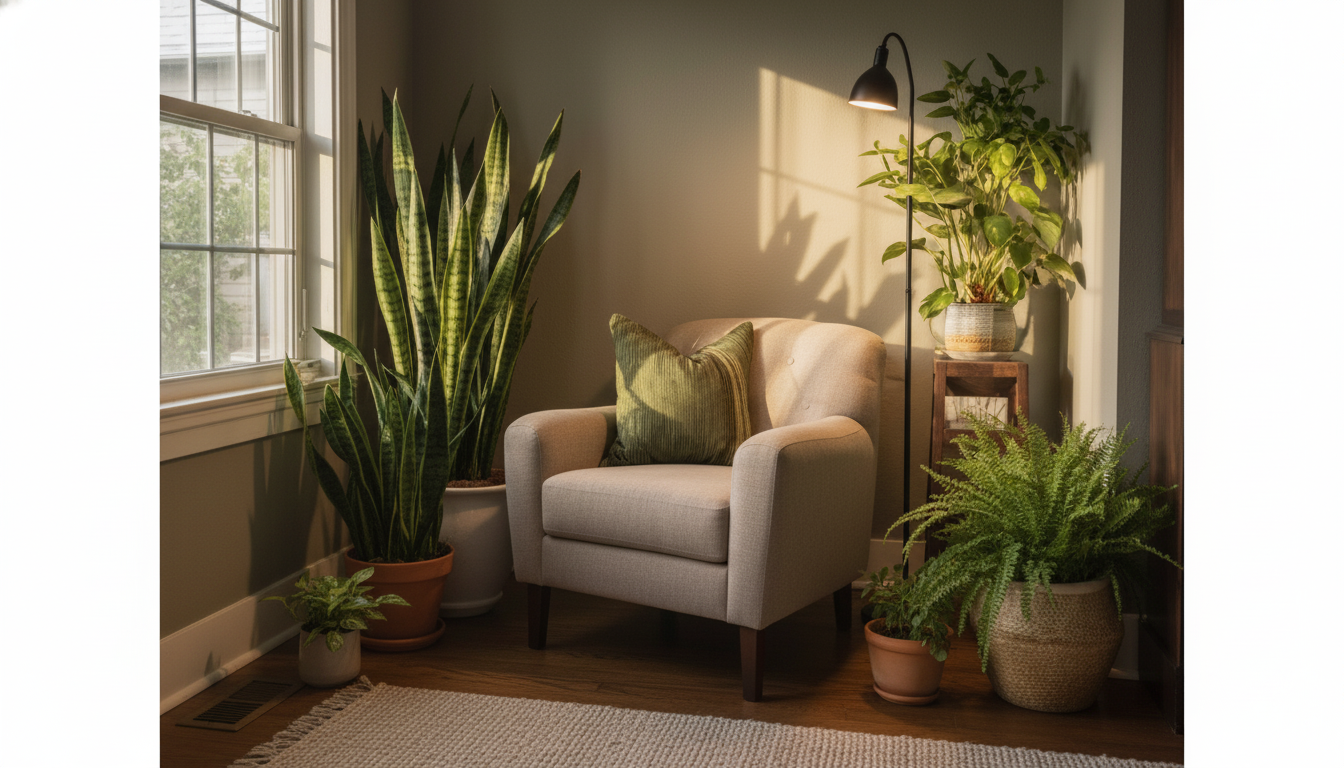 How to Style a Calming Plant Corner That Thrives