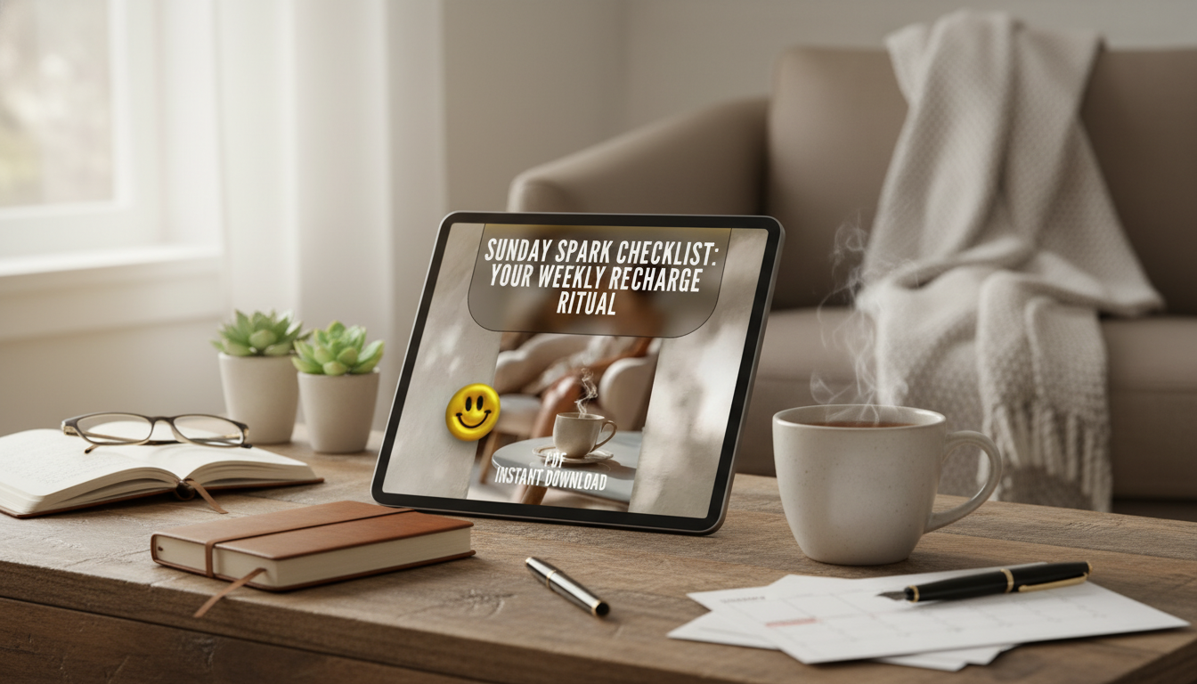 Sunday Reset Checklist: Reflect, Restore & Plan in 20–90
