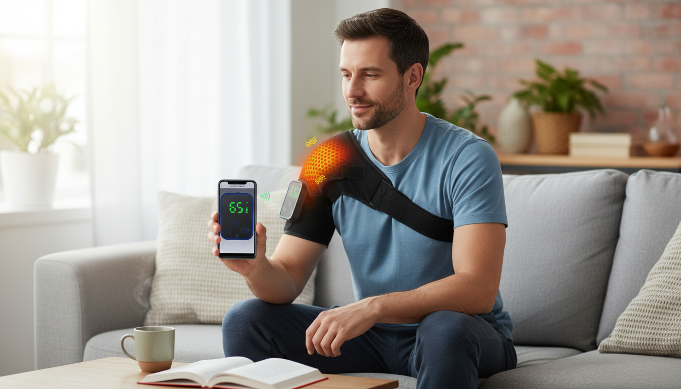 Heat + Vibration Shoulder Massager: Wireless Comfort Guide