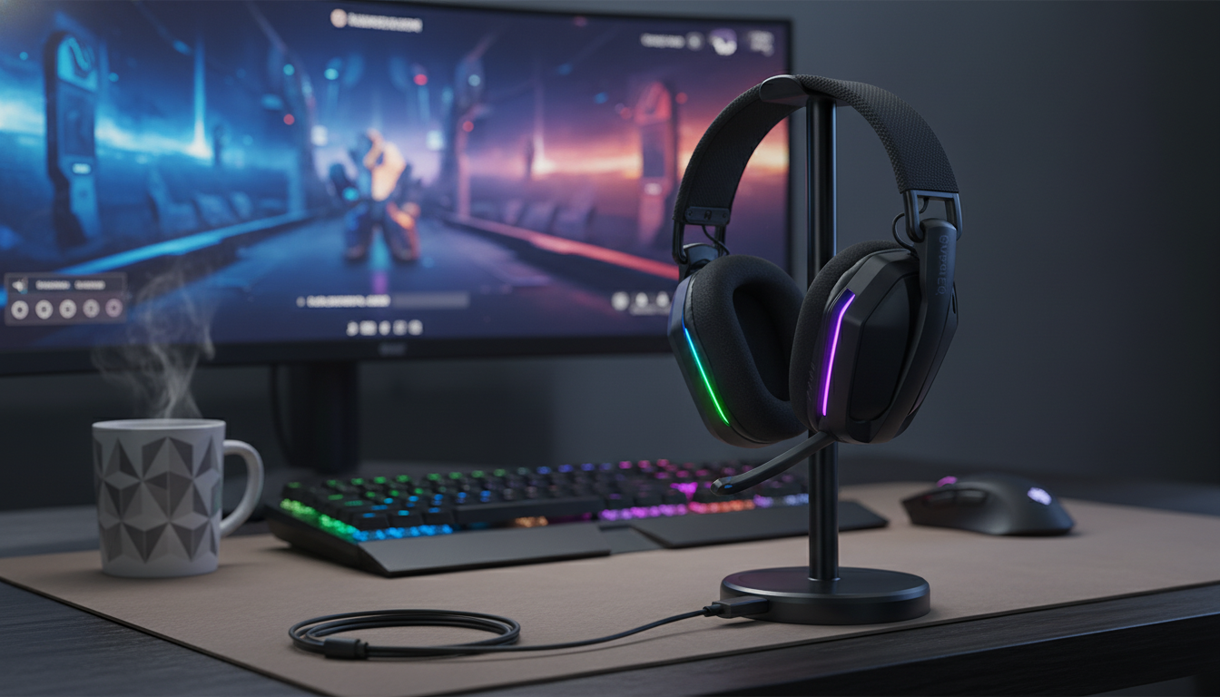 Wireless RGB Gaming Headset: 2.4GHz, USB-C, 35H