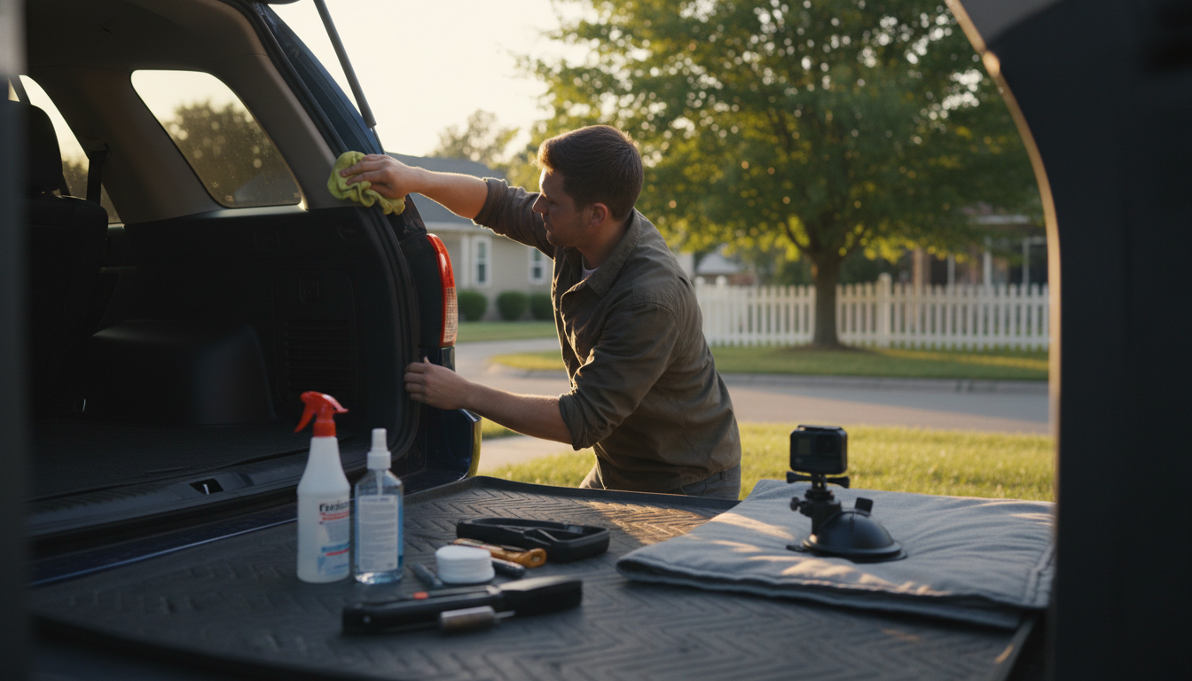 Clean & Prep a Surface for a Suction Cup Camera Mount