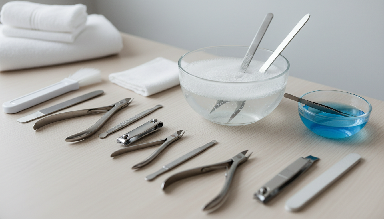 Clean Stainless Steel Manicure Tools: Wash, Disinfect