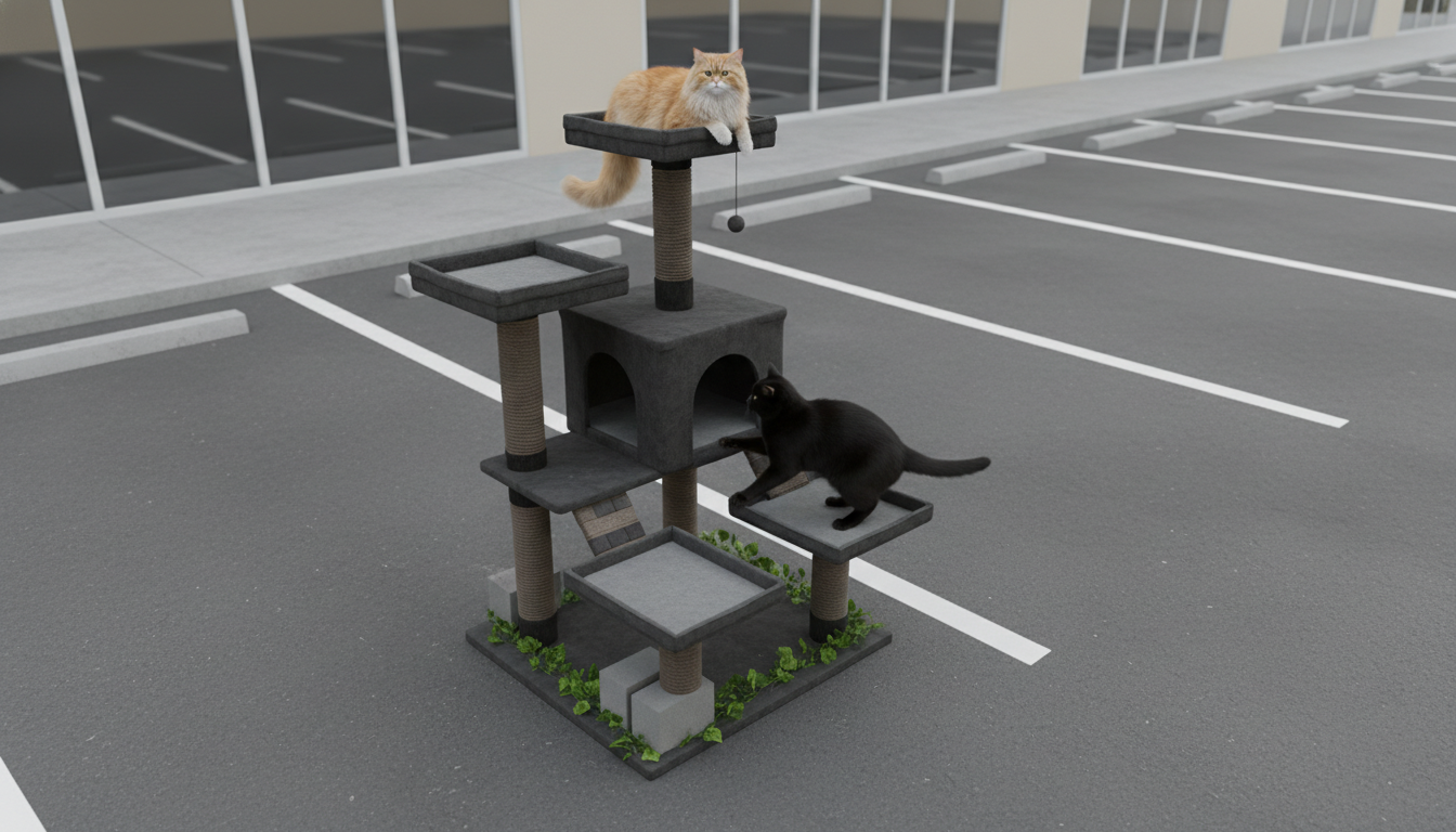 Best Outdoor Cat Tree for Large Cats: Stable & Weatherproof