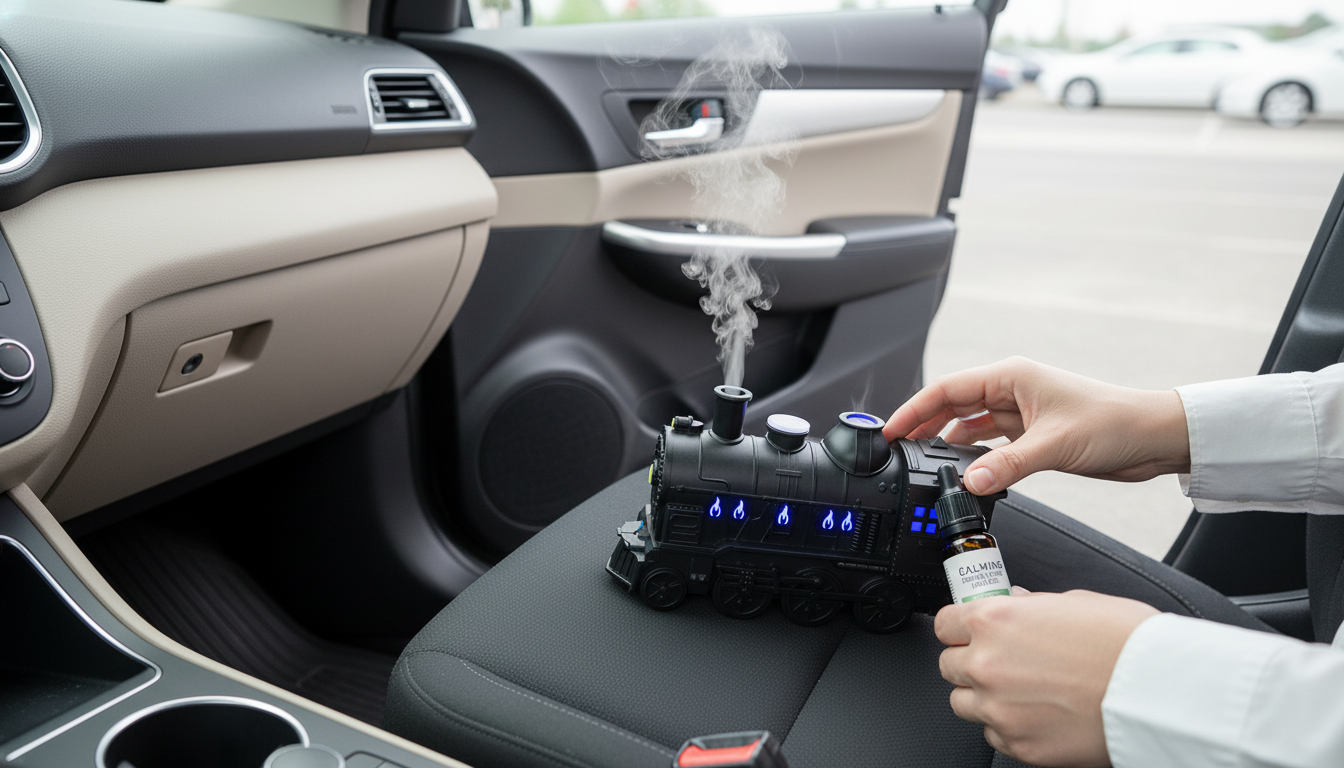 Train Diffusers for Motion Sickness: Do They Help?