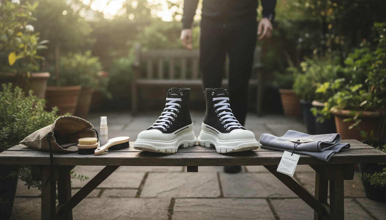 Alexander McQueen Cotton Sack Sneakers: Fit & Care Tips
