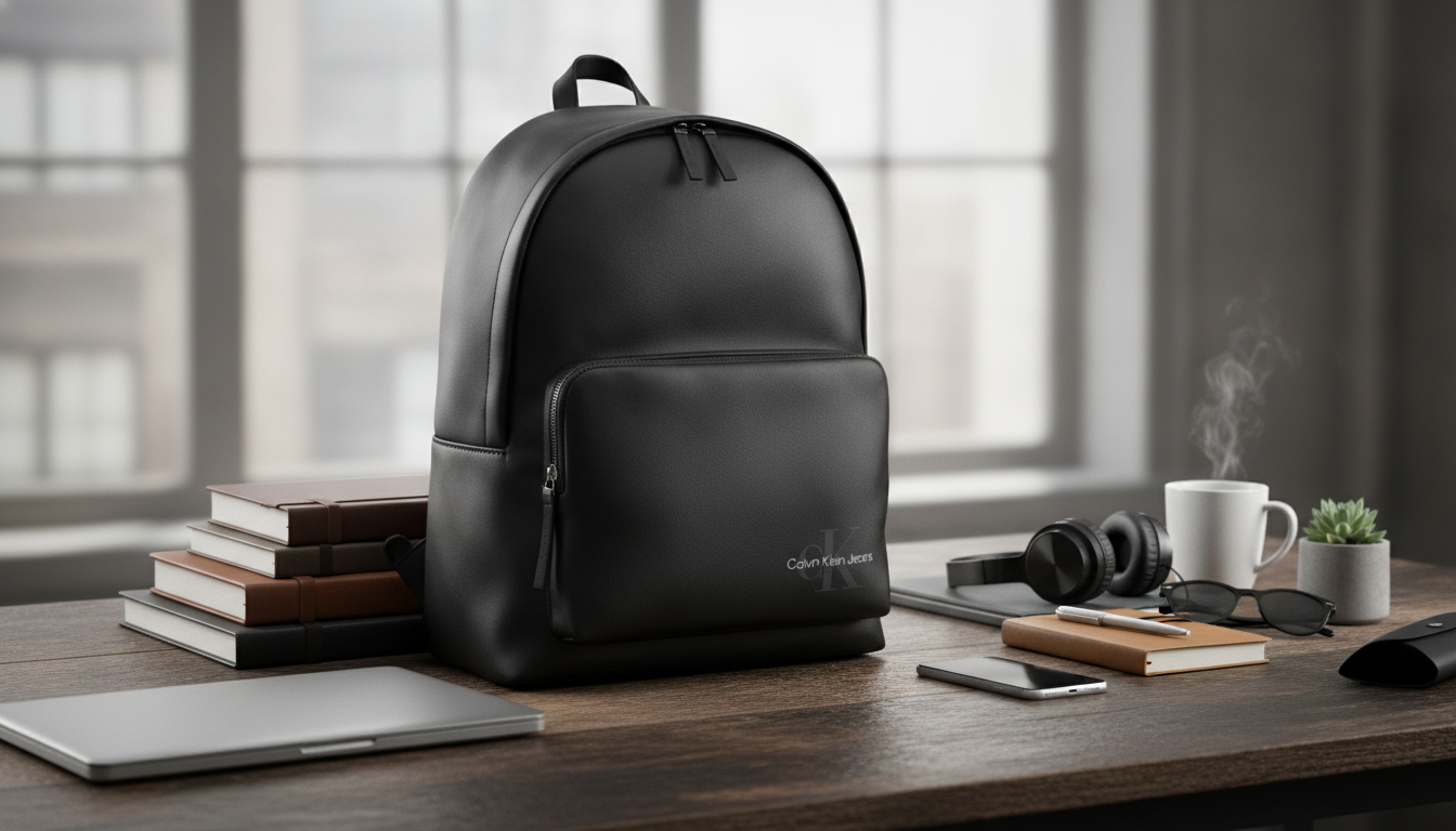 Calvin Klein Men’s Black Backpack: Sleek EDC Guide