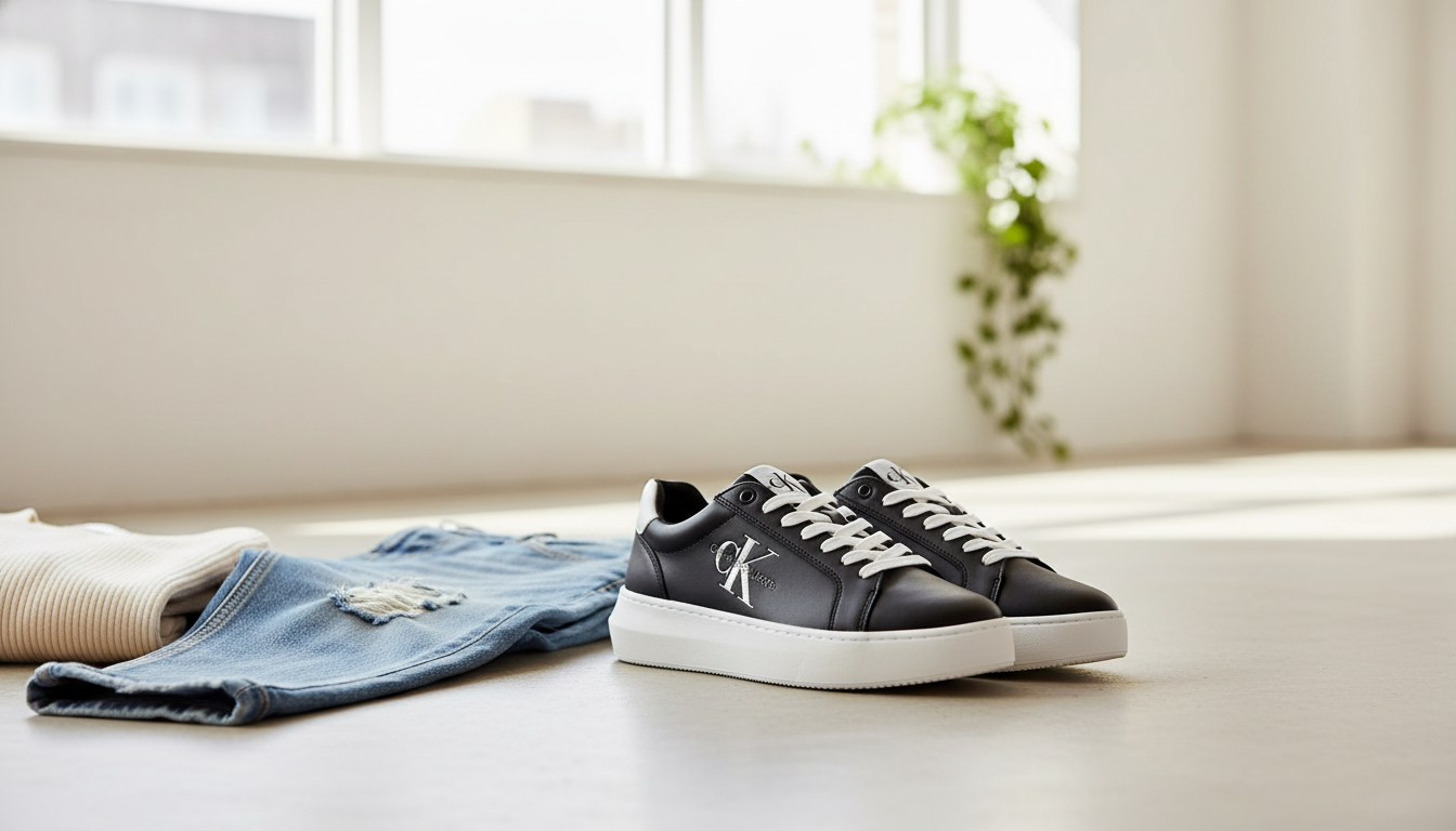 Calvin Klein Women’s Black Leather Sneakers Guide