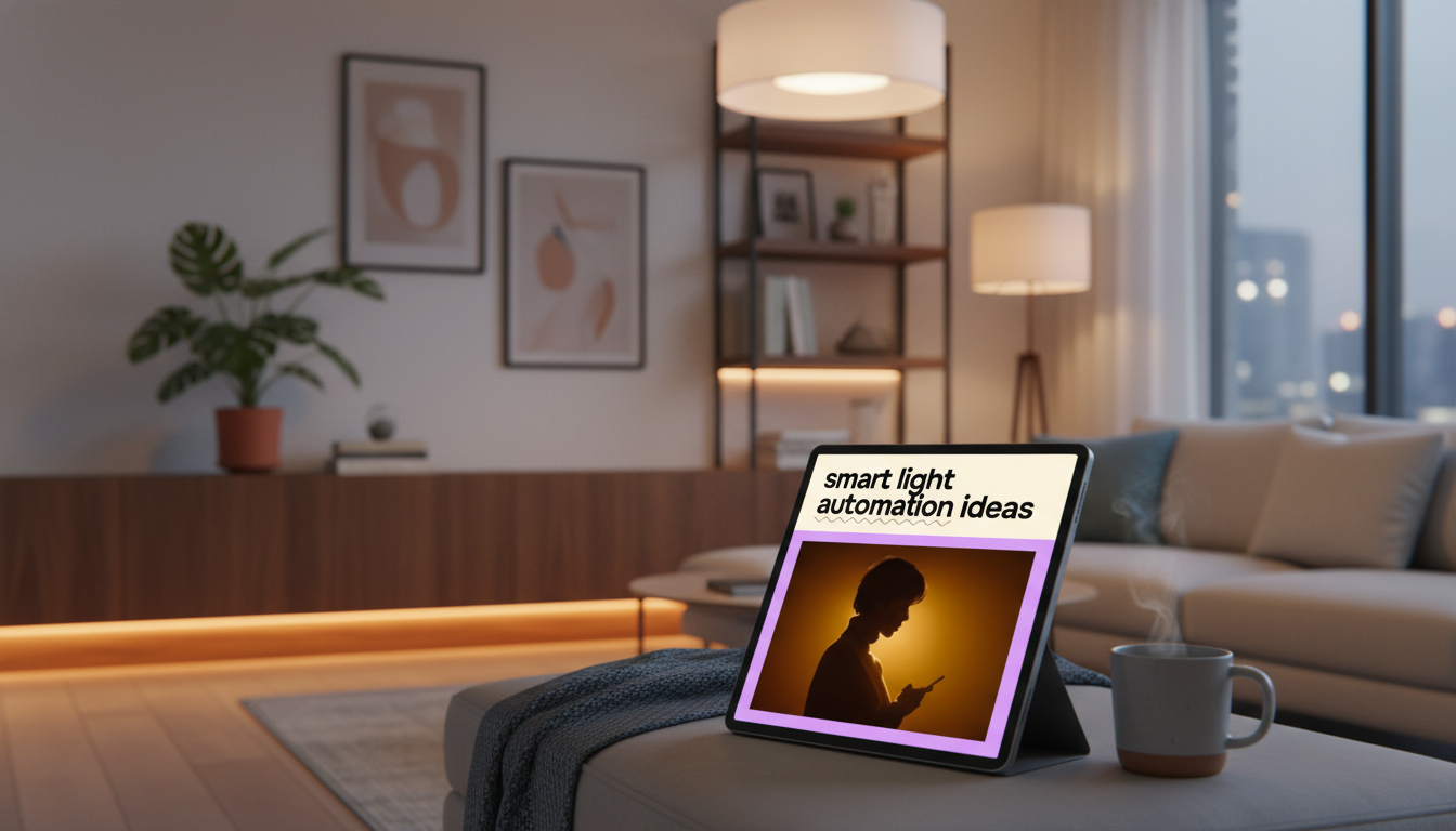 Comfort-First Smart Lighting Automations, Room by Room