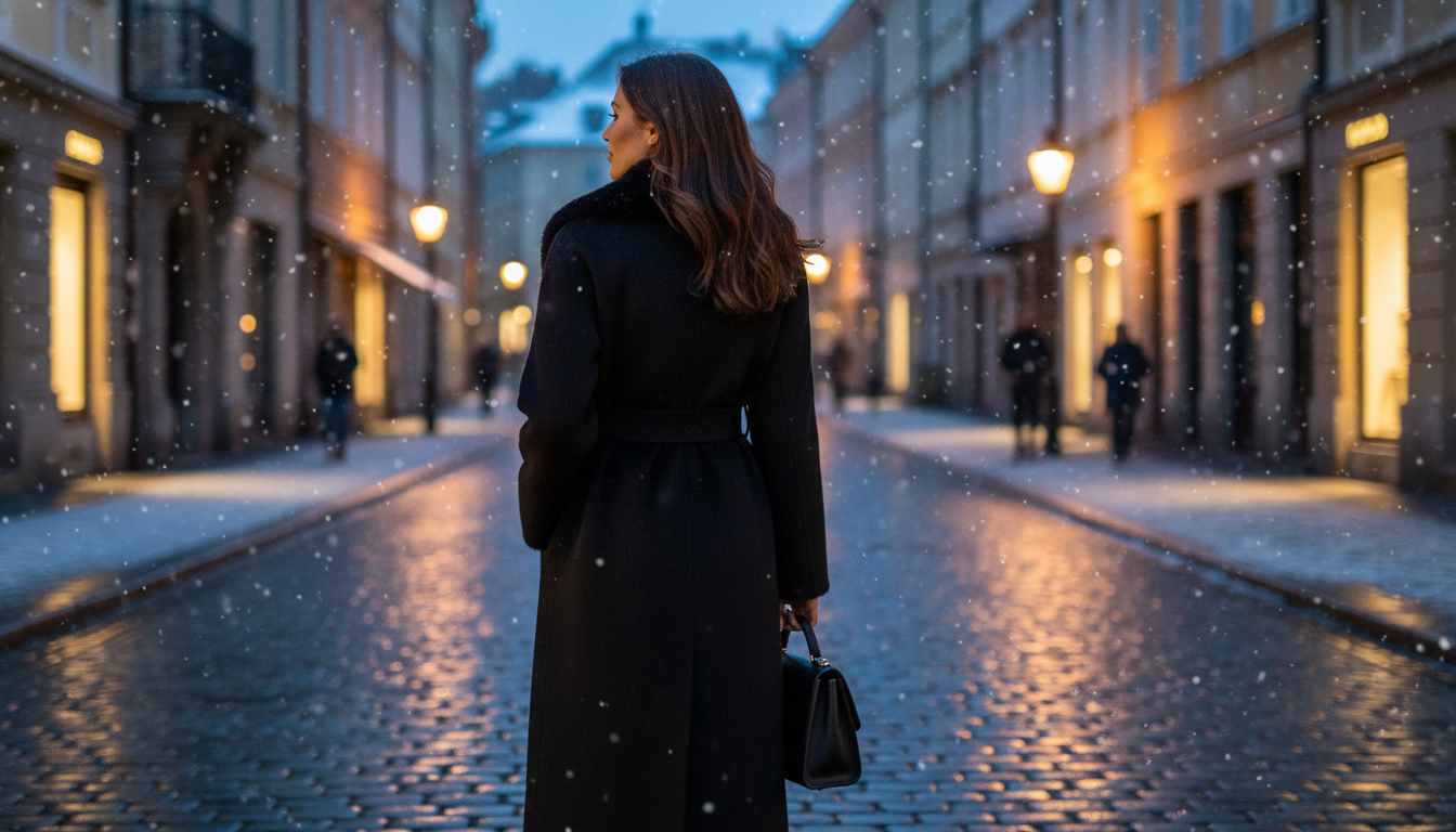 Fendi Virgin Wool Coat with Lamb Fur Trim: Luxe Winter
