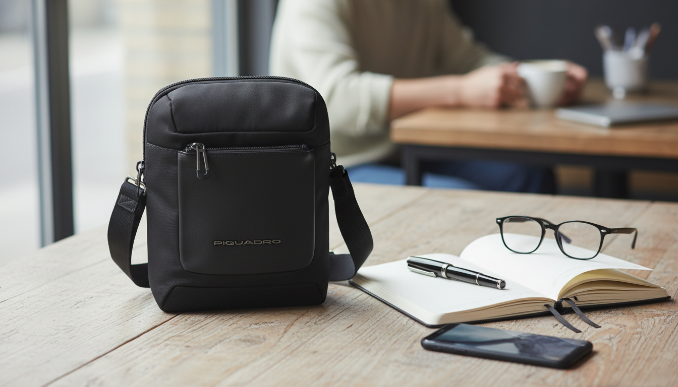 Piquadro Black Shoulder Bag Review: Sleek Daily Carry