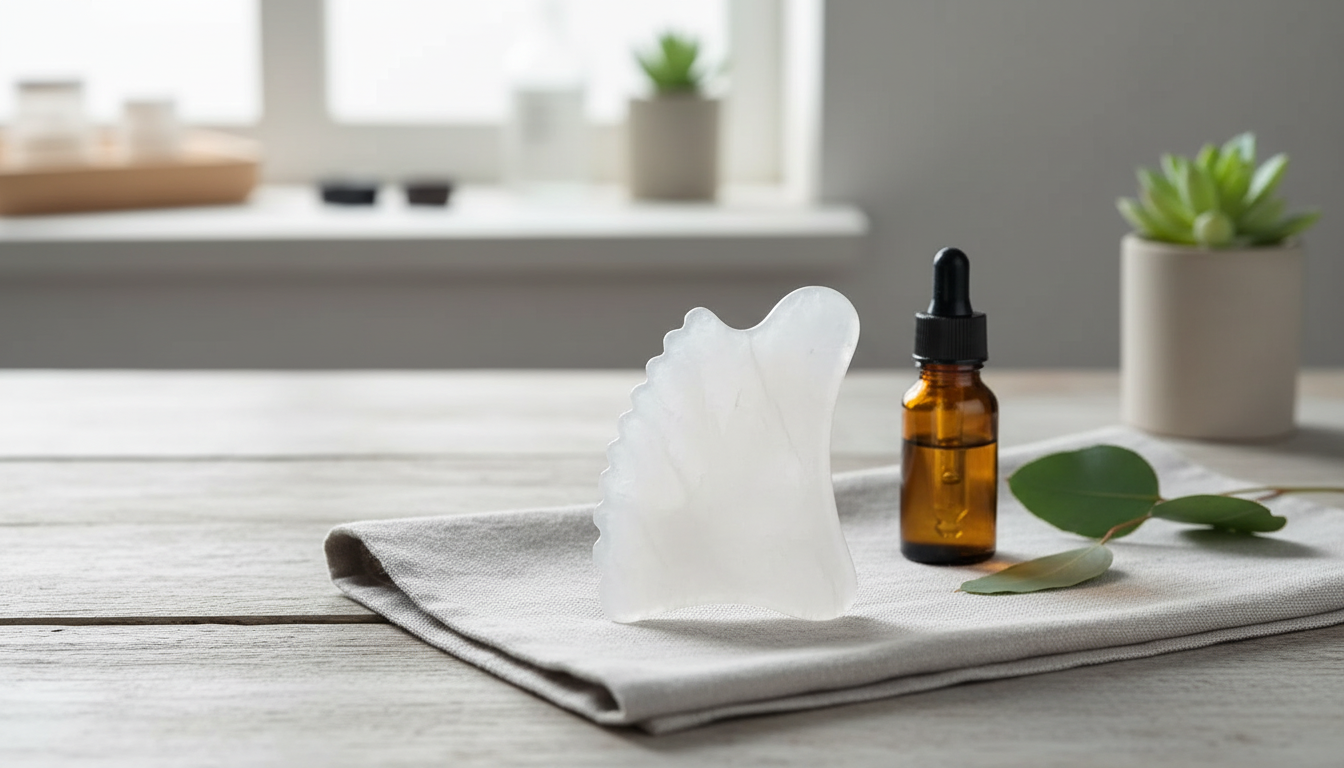 White Crystal Gua Sha: Safe Massage Routine for Skin