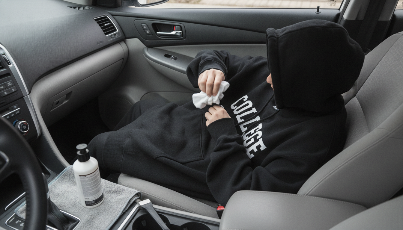 Remove Printed Letters from a Hoodie (Vinyl or Screen Print)