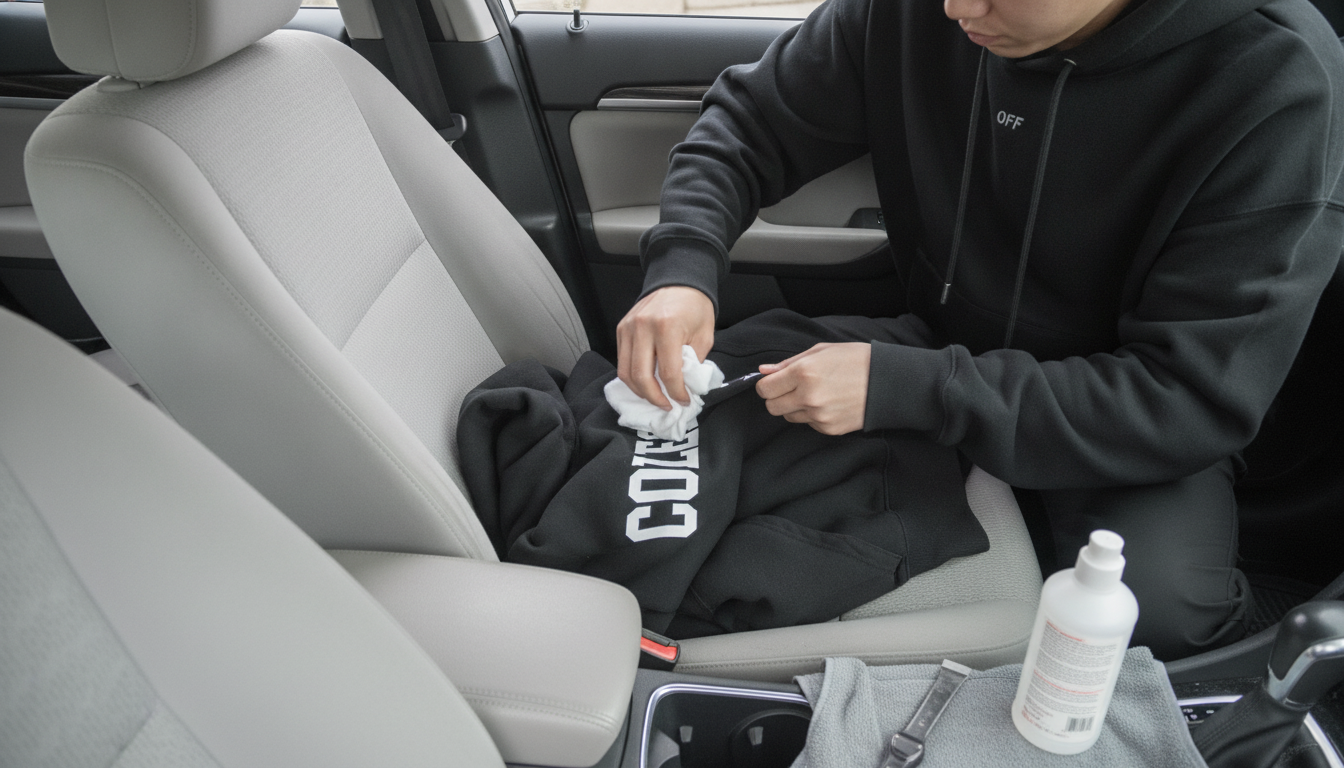 Remove Printed Letters from a Hoodie (Vinyl or Screen Print)