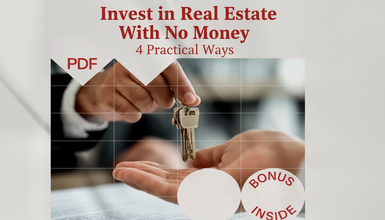 Invest in Real Estate With No Money: 4 Practical Ways