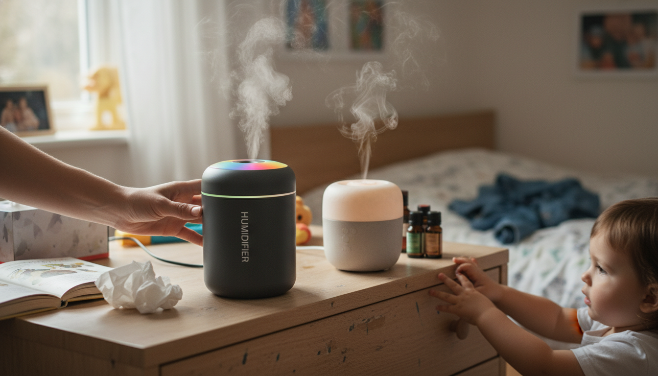 Humidifier or Diffuser for a Cough? What to Choose