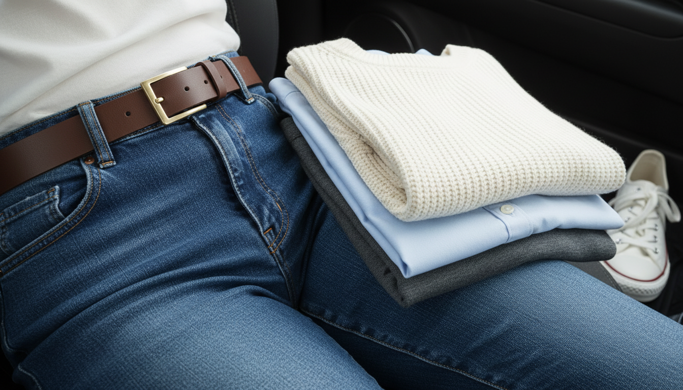 Everyday Outfits to Style a Coffee-Brown Belt