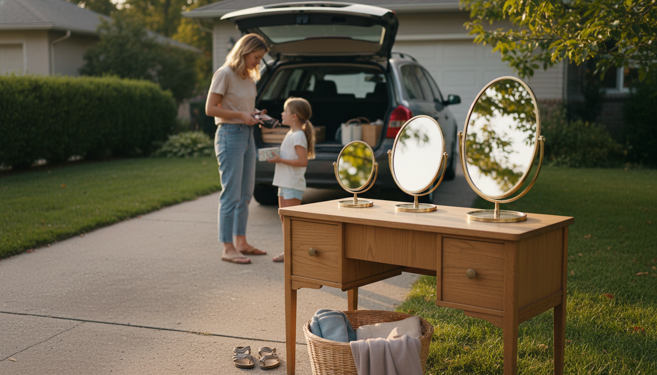 Best Oval Makeup Mirror Size for Vanity Tables (6–12 in)