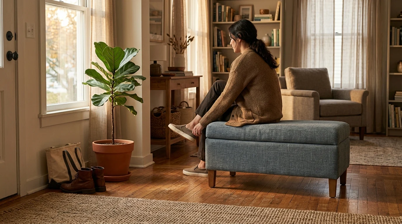 Using an Ottoman as a Bench: Safety and Seating Tips