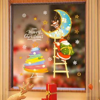 How to Apply Christmas Window Stickers (No Bubbles)